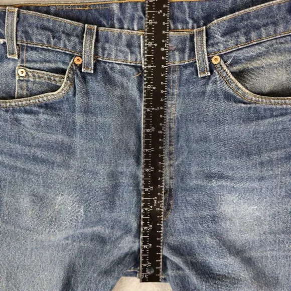 Vtg Levis Jeans Mens 36x34 517 Orange Tab Made in USA 90s Denim Hemmed 35x28